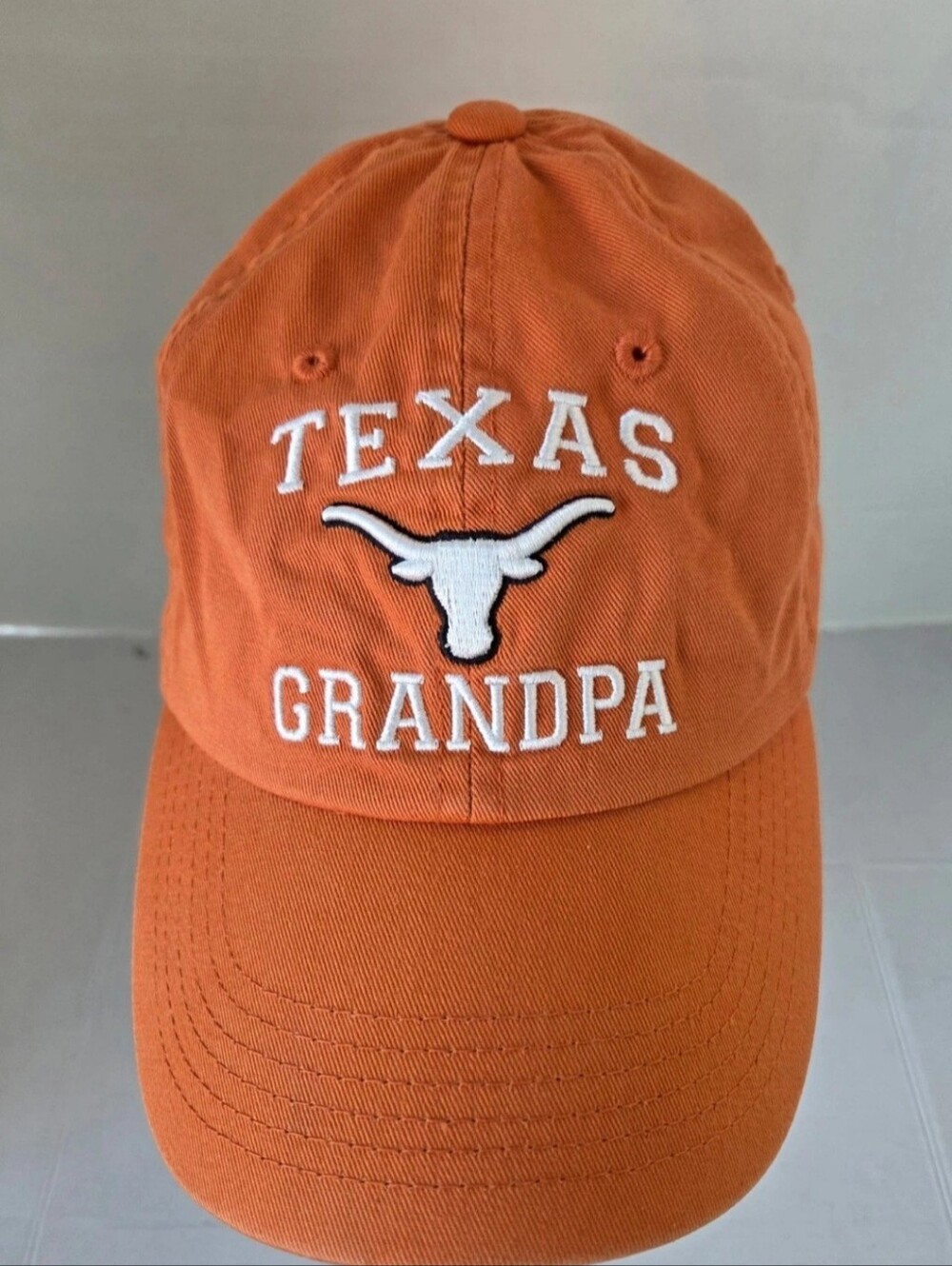 UT Longhorns Burnt Orange Adjustable Cap “Texas Grandpa” Longhorn
